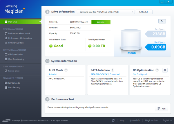 samsung ssd 850 pro 256gb firmware